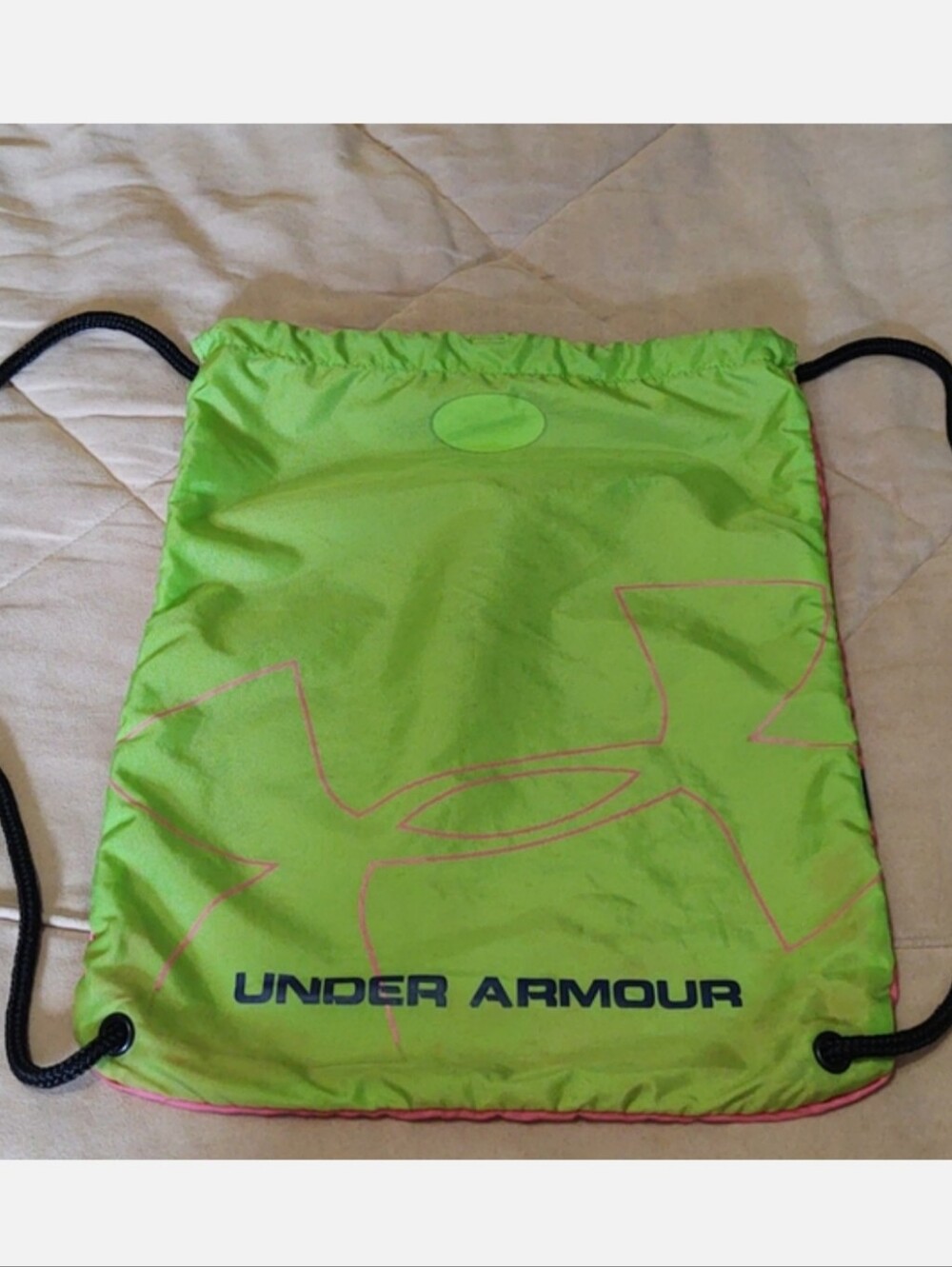 Under Armour Neon Reversible Drawstring Backpack - Picture 2 of 11